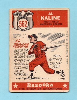 1959 Topps #562 Al Kaline All-Star Detroit Tigers High Number Baseball Card LG