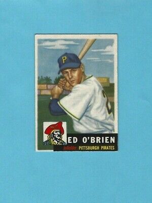 1953 Topps #249 Ed O'Brien Pittsburgh Pirates Baseball Card