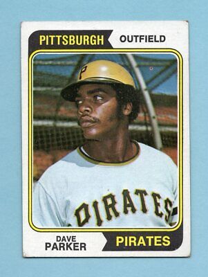 1974 Topps #252 Dave Parker Pittsburgh Pirates Rookie Baseball Card EX  