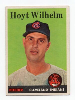 1958 Topps #324 Hoyt Wilhelm Cleveland Indians Baseball Card Vg/Ex