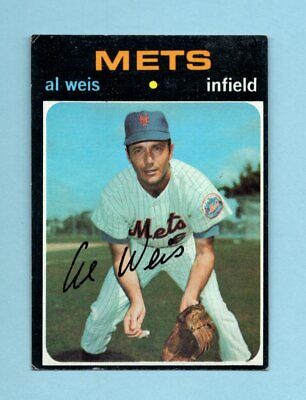 1971 Topps #751 Al Weis New York Mets High Number Baseball Card Ex - Ex+ 