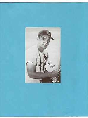 1947-66 Exhibit Ken Boyer St.Louis Cardinals Baseball Card  