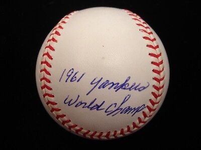 Jack DeMaestro Autographed Official American League Baseball - PSA