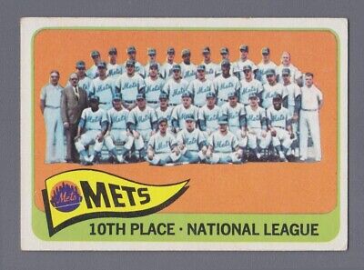 1965 Topps #551 New York Mets Team Baseball Card EX lwbl  