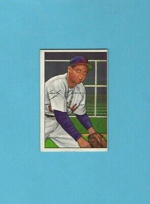 1952 Bowman #142 Early Wynn Cleveland Indians Baseball Card 