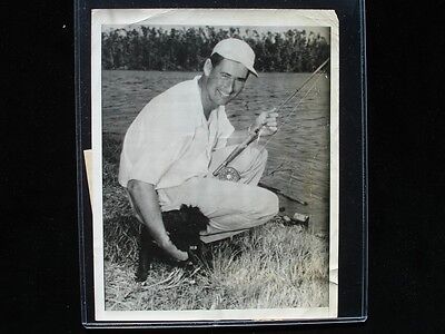 1949 Ted Williams Black & White Original Photograph - 7" x 9" 