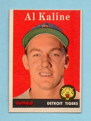 1958 Topps #70 Al Kaline Detroit Tigers Baseball Card Ex/Mt o/c ap wrk lse