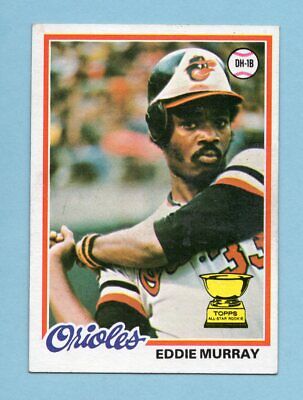 1978 Topps #36 Eddie Murray Baltimore Orioles Rookie Baseball Card EX+      