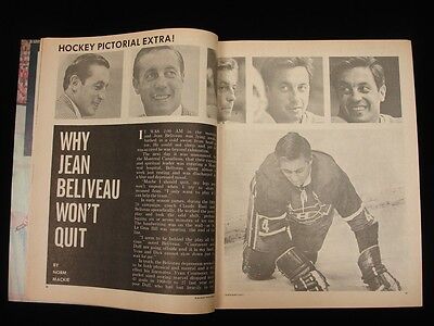 January 1971 Hockey Pictorial Magazine - Roger Crozier Buffalo Sabres Cover