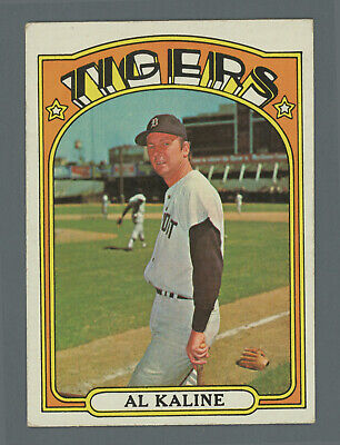 1972 Topps #600 Al Kaline Detroit Tigers Semi-High Number Baseball Card Vg/Ex  