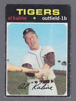 1971 Topps #180 Al Kaline Detroit Tigers Baseball Card Vg/Ex wrk