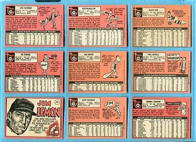 1969 Topps Lot of 28 Different Washington Senators Baseball Cards VG - NM  