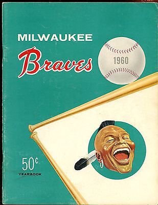 1960 MLB Baseball Milwaukee Braves Yearbook VGEX+