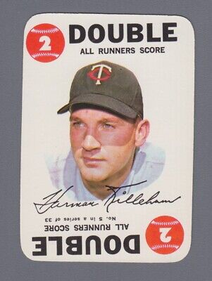 1968 Topps Game Insert #5 Harmon Killebrew Minnesota Twins Baseball Card wbr  