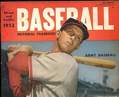 1952 Street & Smith Baseball Yearbook Stan Musial on Cover EX