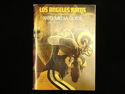 1980 Los Angeles Rams NFL Media Guide