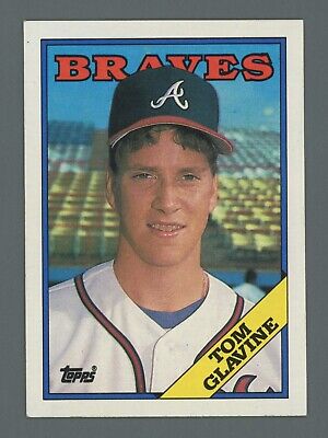 1988 Topps #779 Tom Glavine Atlanta Braves Rookie Baseball Card NM       