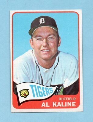 1965 Topps #130 Al Kaline Detroit Tigers Baseball Card TRIMMED 