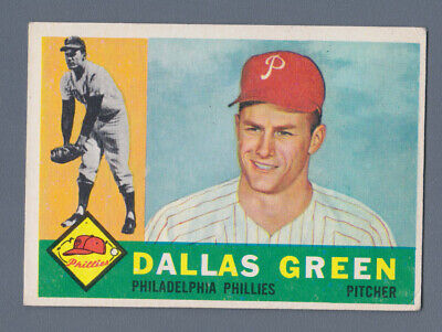 1960 Topps #366 Dallas Green Phila Phillies Rookie Baseball Card EX ap twrc