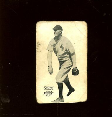 1923 Zee-Nut Pacific Coast League Baseball Card Hodge San Francisco Seals