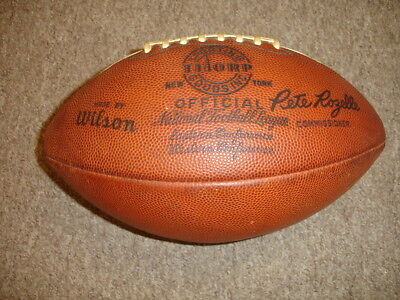 c. 1960 Wilson Game Used The Duke NFL Football (Painted) Rozelle Commissioner 