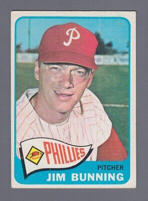 1965 Topps #20 Jim Bunning Philadelphia Phillies Baseball Card Vg/Ex  