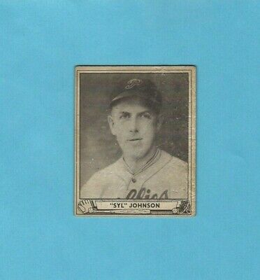 1940 Play Ball (R335) #99 Syl Johnson Philadelphia Phillies Baseball Card 