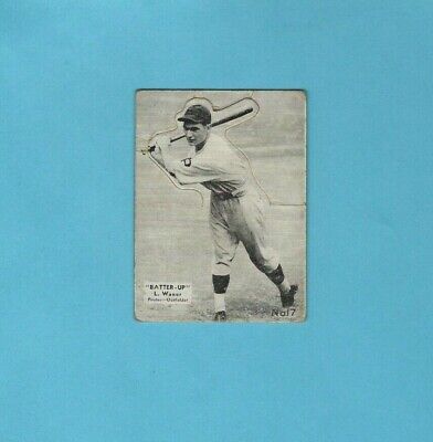 1934-36 Batter-Up #17 Lloyd Waner Pittsburgh Pirates Baseball Card VG  