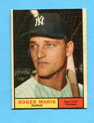 1961 Topps #2 Roger Maris New York Yankees Baseball Card TRIMMED   