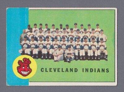 1963 Topps #451 Cleveland Indians Team Semi High Number Baseball Card Vg/Ex