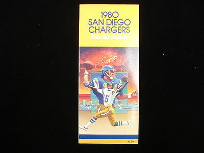 1980 San Diego Chargers NFL Media Guide