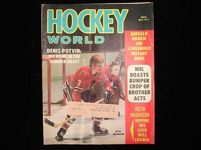 May 1973 Hockey World Magazine - Keith Magnuson Cover