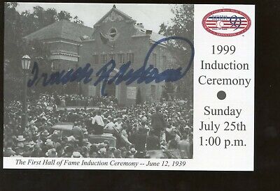 1999 BB Hall of Fame Induction Day 4 X 6 Postcard Autographed Frank Robinson