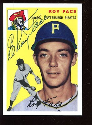 1994 Topps Archive 1954 Baseball Card #87 Elroy Face Autographed NRMT