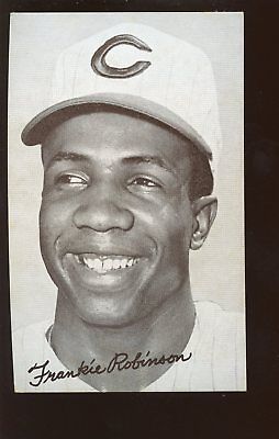 1960's Exhibit Supply Baseball Card Frank Robinson Portrait SP EX