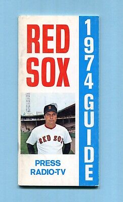  Boston Red Sox Lot of 5 MLB Media Guides 1972 1974 1975 1977 1978  