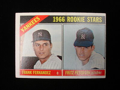 1966 Topps #584 Rookie Stars Fernandez & Peterson Card – EX O/C