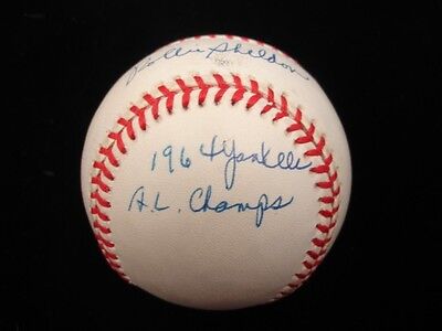 Rollie Sheldon Autographed Official American League Baseball - PSA