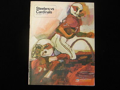 September 24, 1967 Pittsburgh Steelers vs. St. Louis Cardinals NFL Program