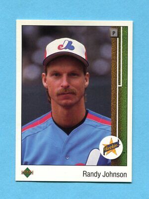 1989 Upper Deck #25 Randy Johnson Montreal Expos Rookie Baseball Card NM