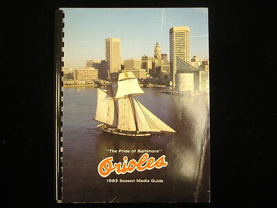 1983 Baltimore Orioles Media Guide