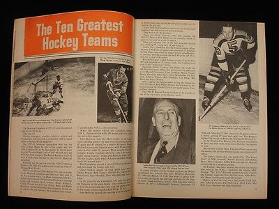 Sports Review's 1970/71 Pro Hockey Magazine - Bobby Orr Bruins Cover