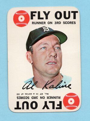 1968 Topps Game Insert #27 Al Kaline Detroit Tigers Baseball Card Ex/Mt