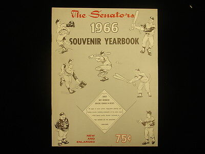 1966 Washington Senators Souvenir Yearbook