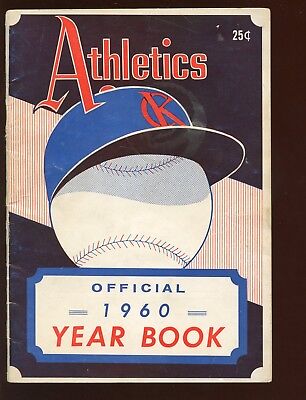 1960 Kansas City Athletics Baseball Yearbook VGEX