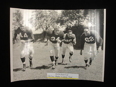 1947 Chicago Cardinals Dream Backfield 4x Autographed Vintage Photograph – JSA