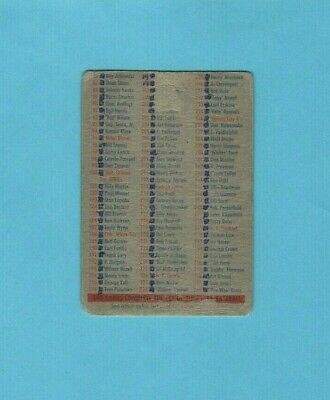 1956 Topps Checklist 1st / 3rd Series Baseball Card Low Grade