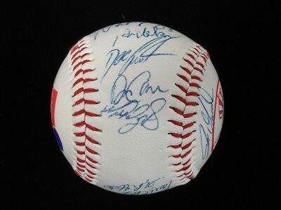 1997 New York Yankee Autographed Baseball - 17 Autographs - B&E LOA 