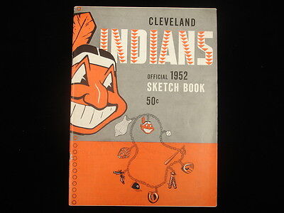 1952 Cleveland Indians Baseball Yearbook EX-MT