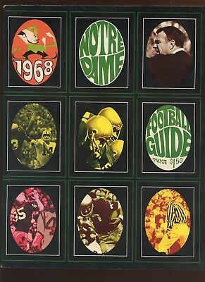 1968 NCAA Football Guide Notre Dame NRMT